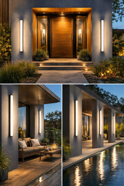 IP65 Linear Outdoor Wall Light