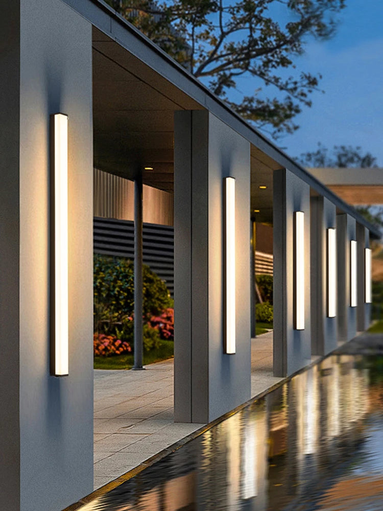 IP65 Linear Outdoor Wall Light
